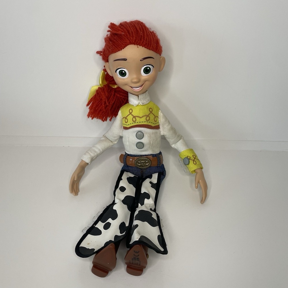 Toy Story Jessie Talking Doll Works Disney Store 14" Missing Hat Pull Ring